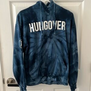 Barstool hung over sweatshirt